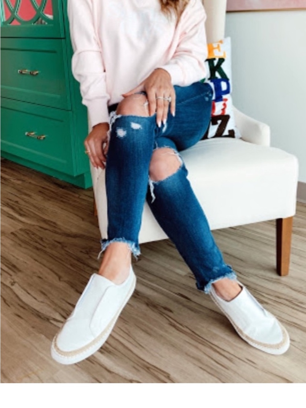 Steve Madden dasher espadrille slip-on sneaker
Size: 9